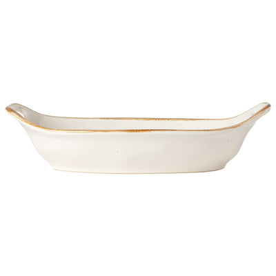 Costa Nova Sardegna oval baker 32 cm in White stoneware