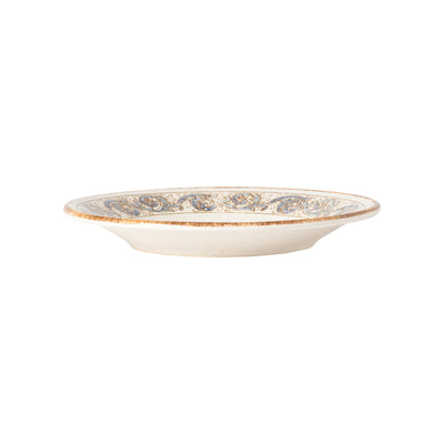 Costa Nova Sardegna salad plate 24 cm in White-Cagliari Blue stoneware