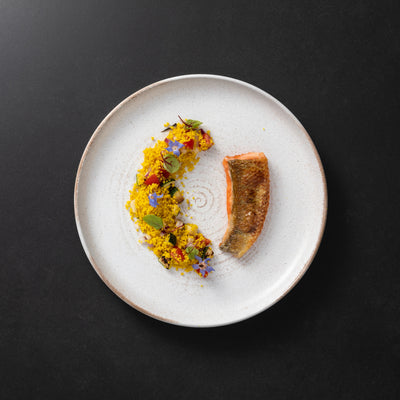 Costa Nova Vermont cream stoneware collection – dinner plate