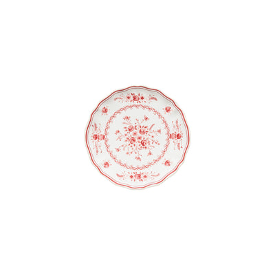 Costa Nova Vila plate 17/21/27 cm in White-Red stoneware