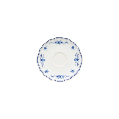 Costa Nova Vila tea saucer 17 cm in White-Blue stoneware