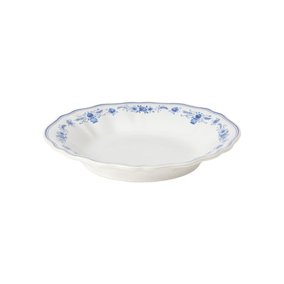 Costa Nova Vila soup & pasta plate 24 cm in White-Blue stoneware