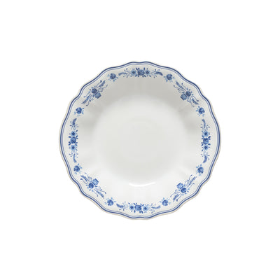 Costa Nova Vila soup & pasta plate 24 cm in White-Blue stoneware