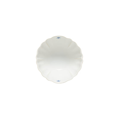 Costa Nova Vila soup & cereal bowl 16 cm in White-Blue stoneware