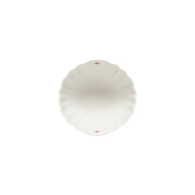 Costa Nova Vila soup & cereal bowl 16 cm in White-Red stoneware